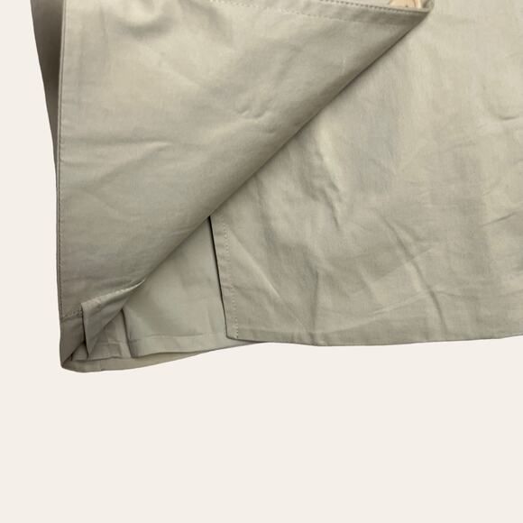 Club Monaco Newman Beige High Waist Double Breasted Button Front Belted Skirt - Picture 4 of 10